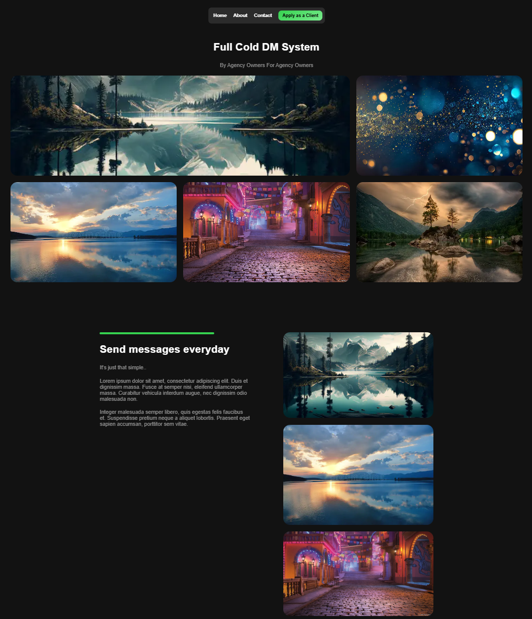 Astroflow Landing Page